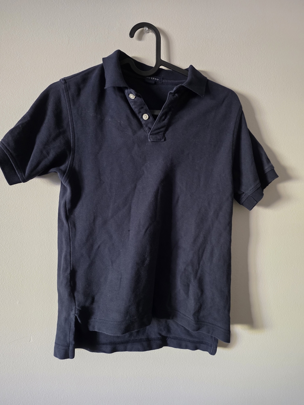 Lands' End Boy's Navy Uniform Shirt